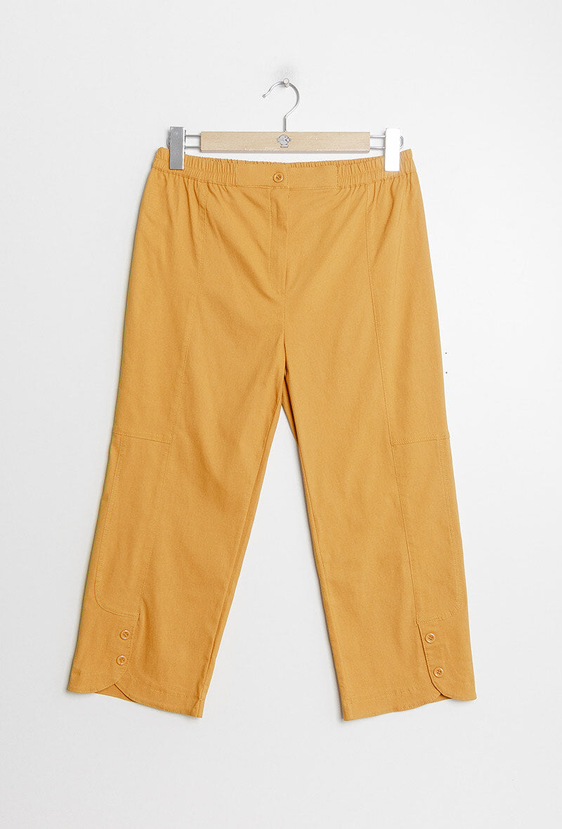 Plus Size Cropped Trousers för Eleganta Kvinnor