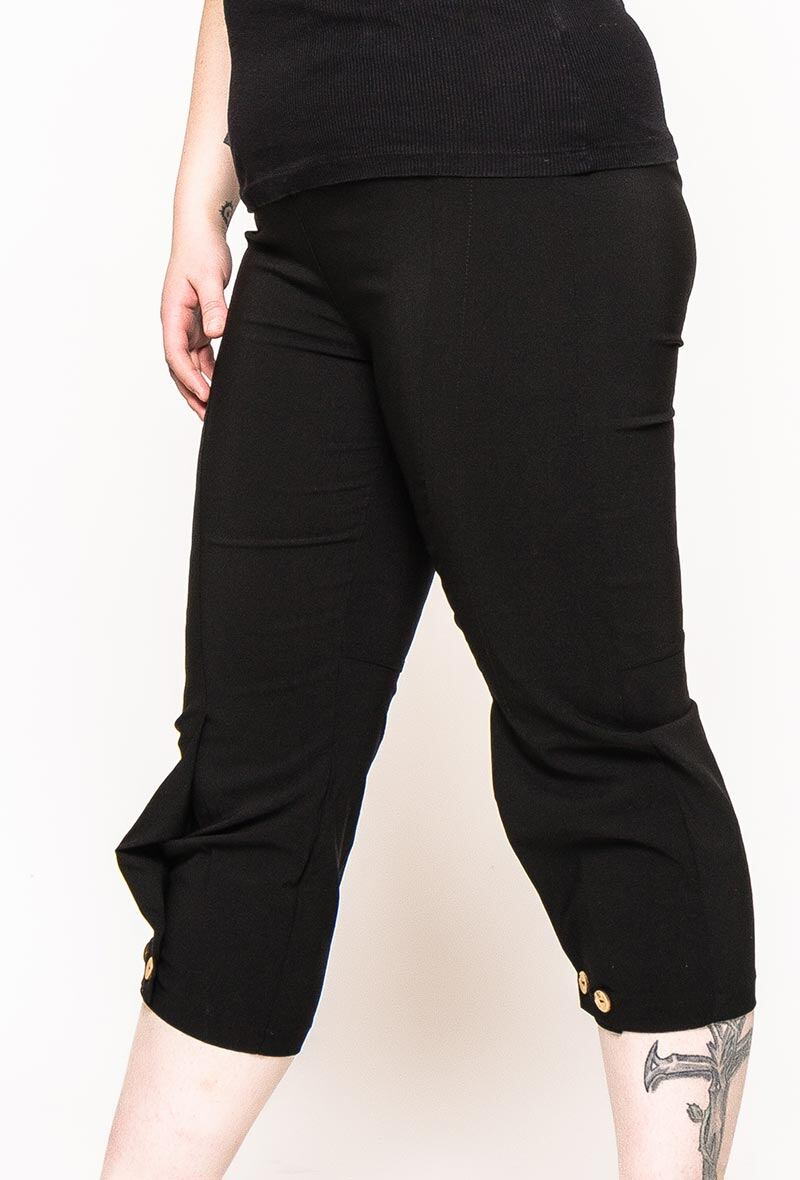 Plus Size Crop Pants för Bekväm Stil