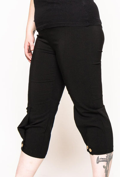 Plus Size Crop Pants för Bekväm Stil