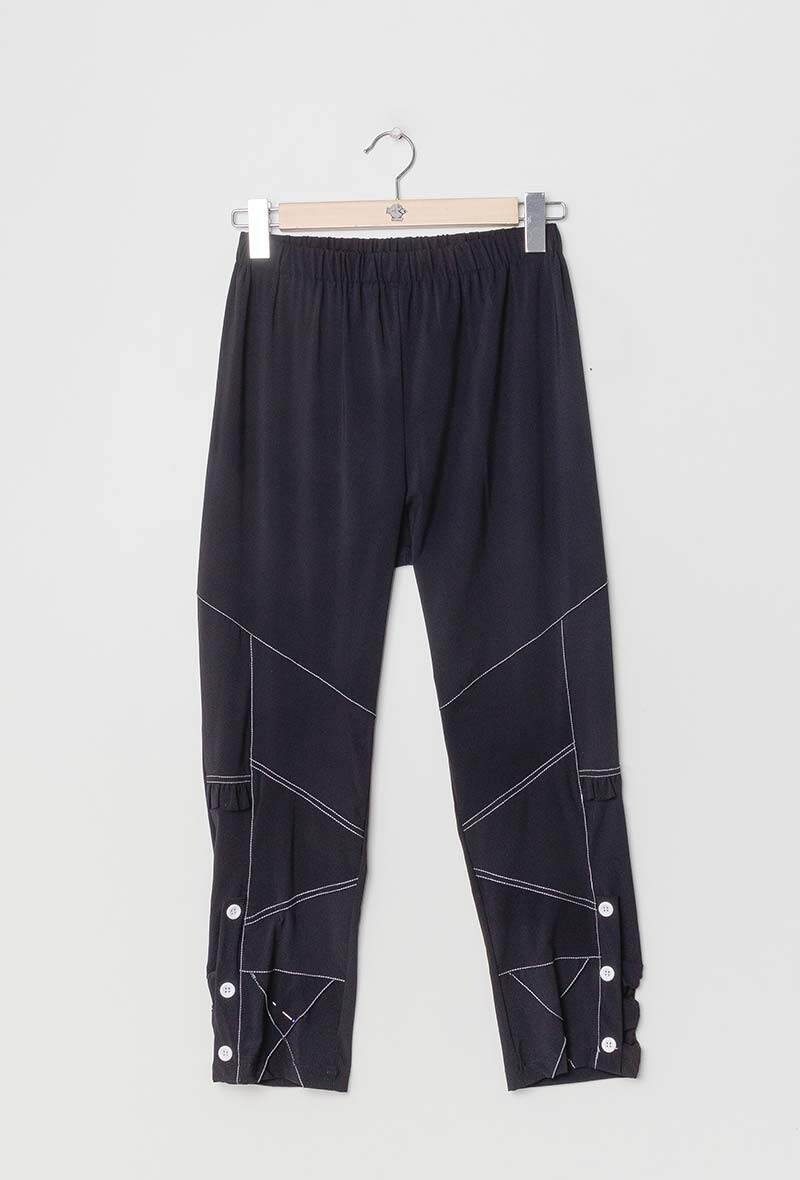 Plus Size Cropped Byxor