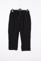 Plus Size Cropped Byxor
