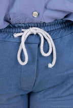 Plus Size Stretchiga elastiska midjejeans