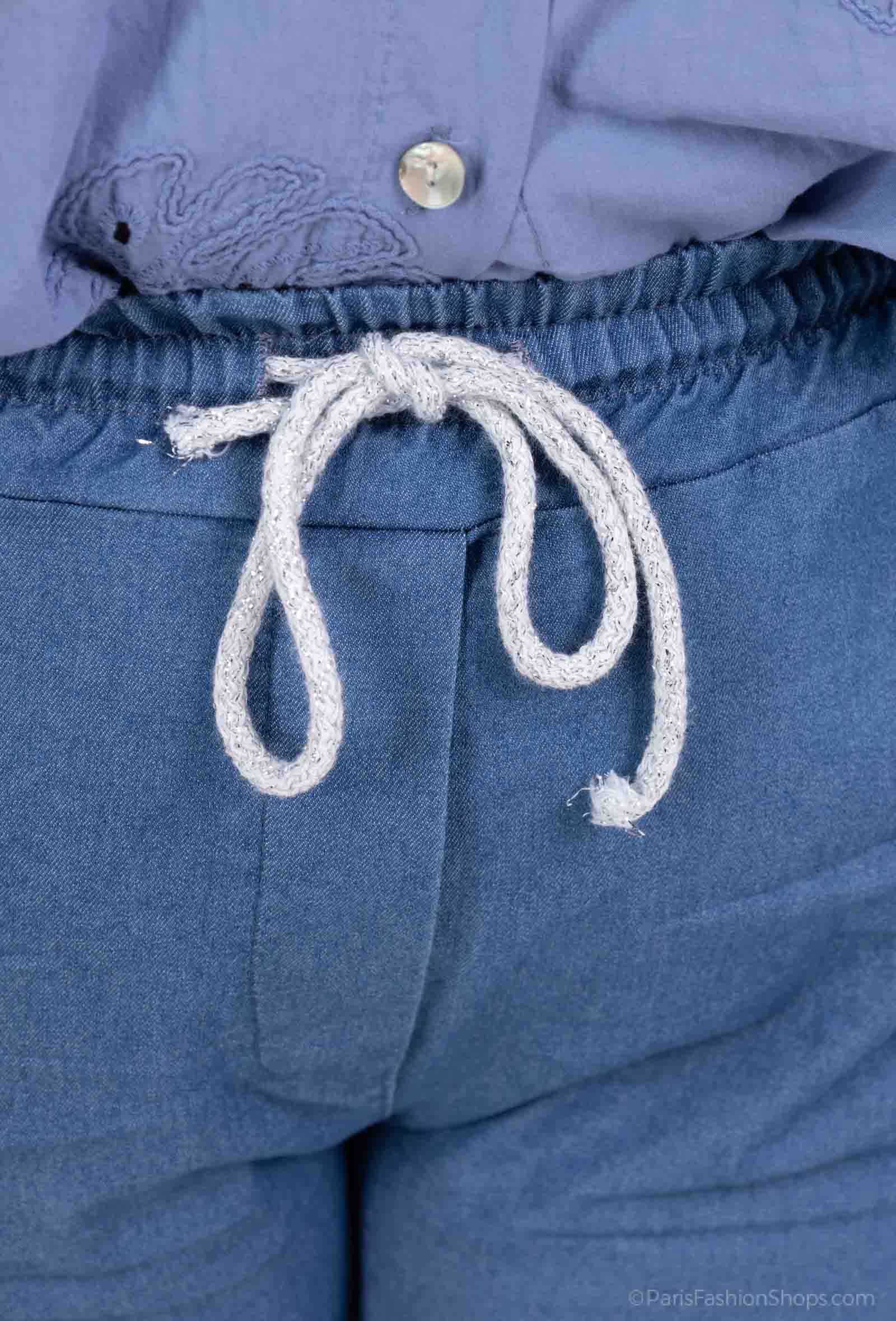 Plus Size Stretchiga elastiska midjejeans