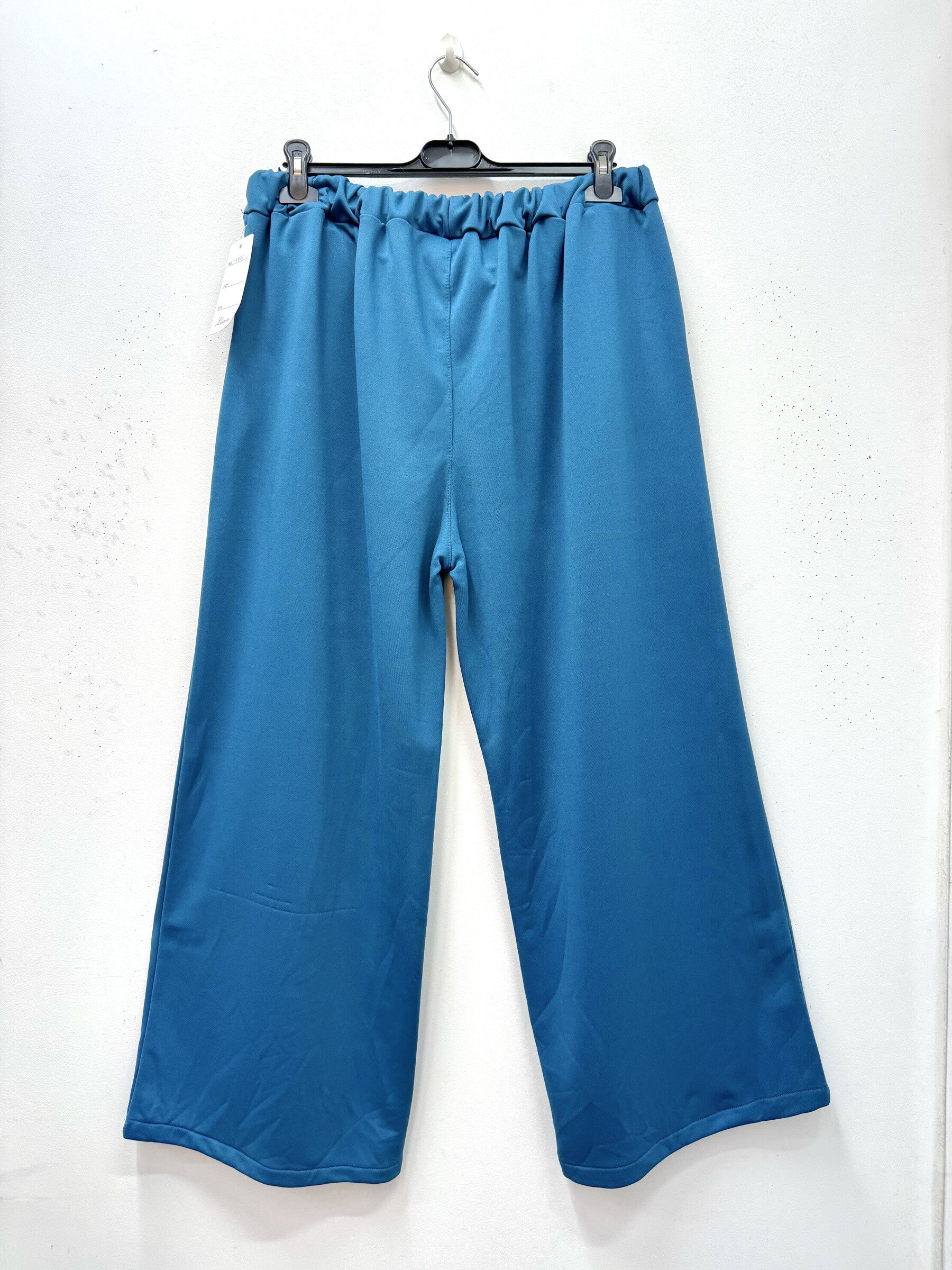 Plus Size Avslappnade Jersey Bomull Joggerbyxor