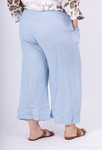 Plus Size 7/8 Byxor med Vida Ben i Linne