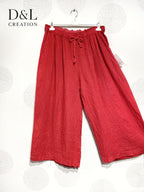 Plus Size 7/8 Byxor med Vida Ben i Linne