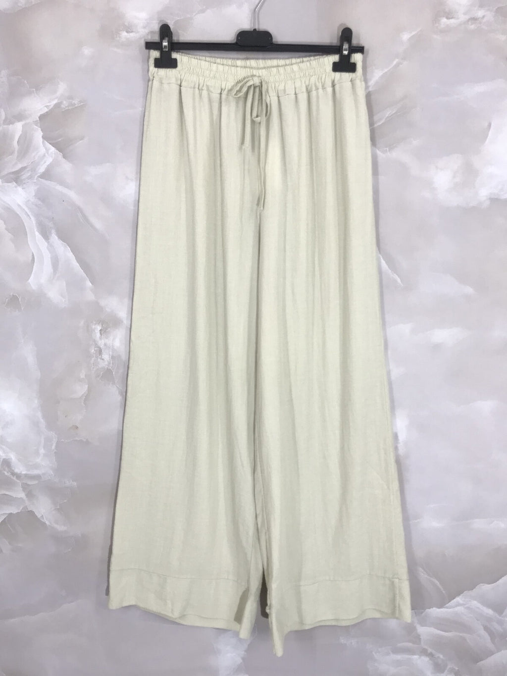 Plus Size Linnebyxor med Åtdragning T36 till T46
