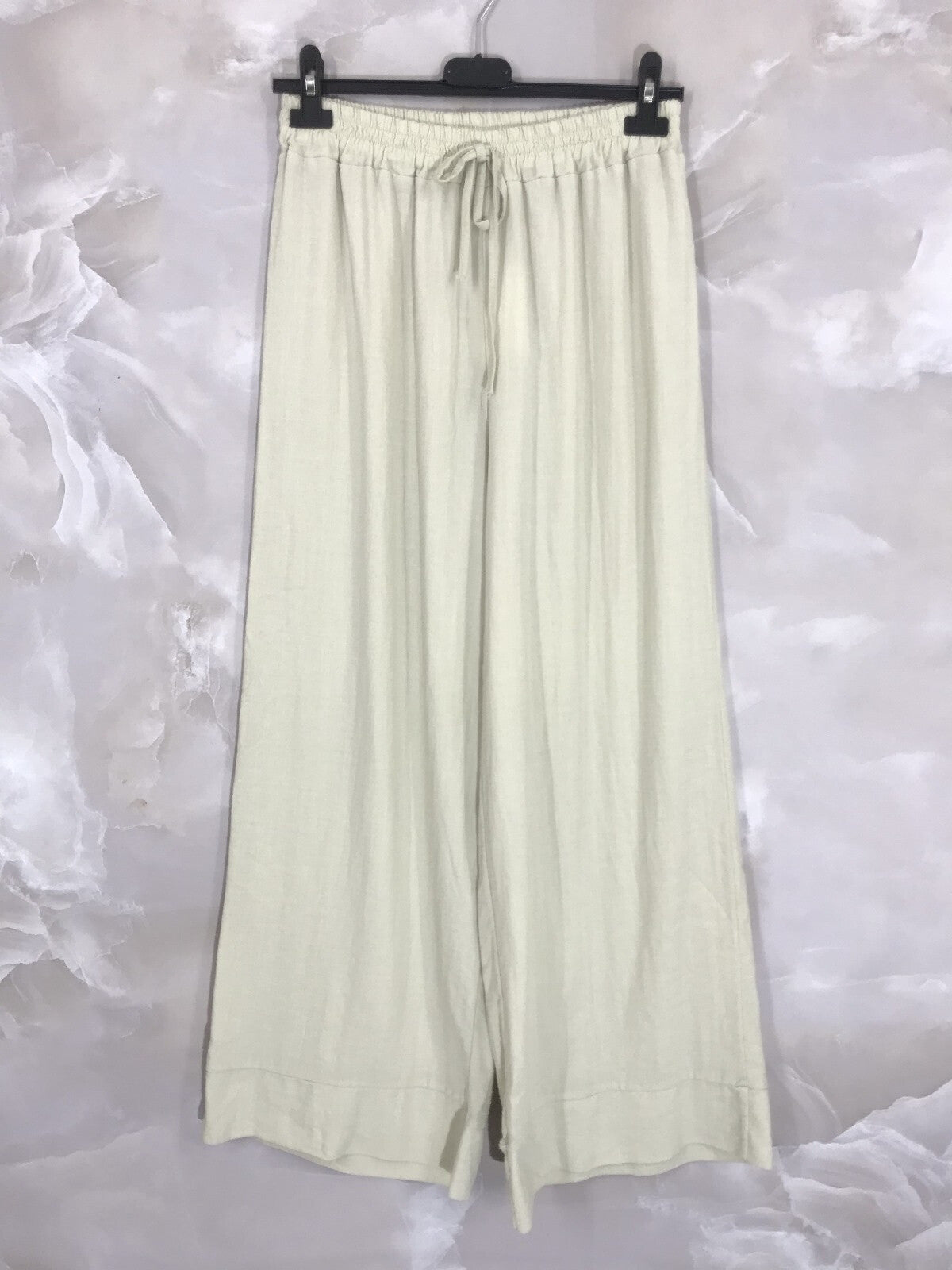 Plus Size Linnebyxor med Åtdragning T36 till T46