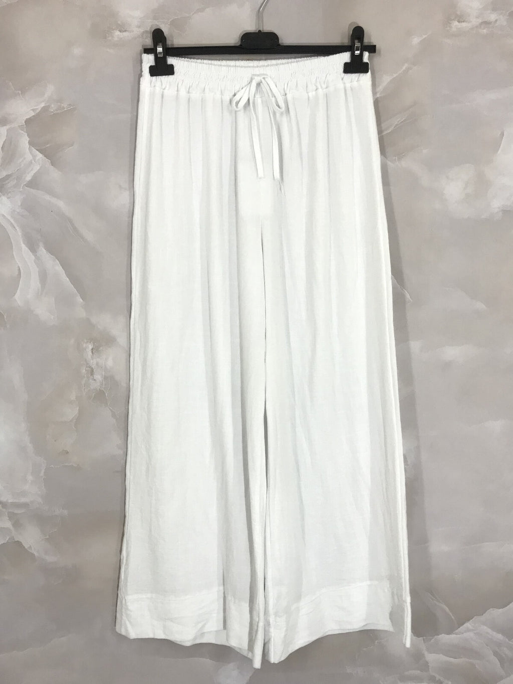 Plus Size Linnebyxor med Åtdragning T36 till T46