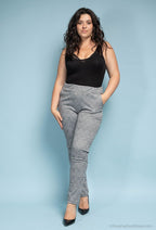 Checked Pants i Plus Size