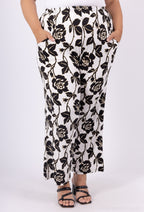 Plus Size Flowy Printed Pants for Summer