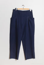 Plus Size Byxor med Elastisk Midja