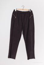 Plus Size Byxor med Elastisk Midja