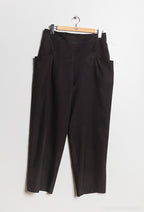 Plus Size Byxor med Elastisk Midja