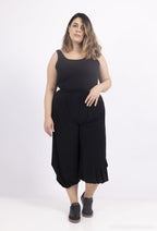 Plus Size Loose pants with button