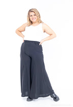 Plus Size Loose Flared Trousers