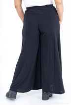 Plus Size Loose Flared Trousers