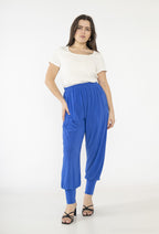 Plus Size Lösa Byxor med Fickor