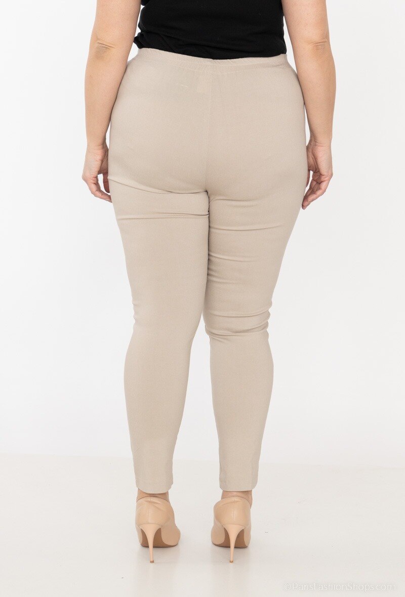 Plus Size Pants with Zip