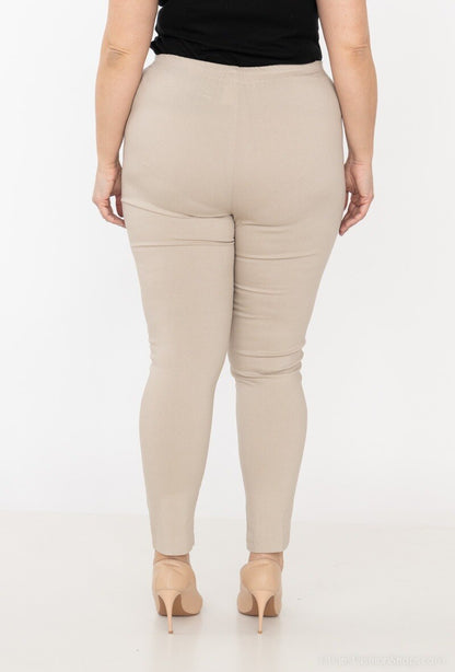 Plus Size Pants with Zip