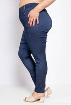 Plus Size Byx med Dragkedja