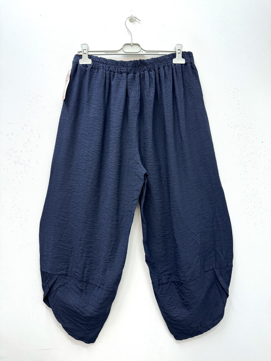 Plus Size Viskos Crepe Cargo Byxor