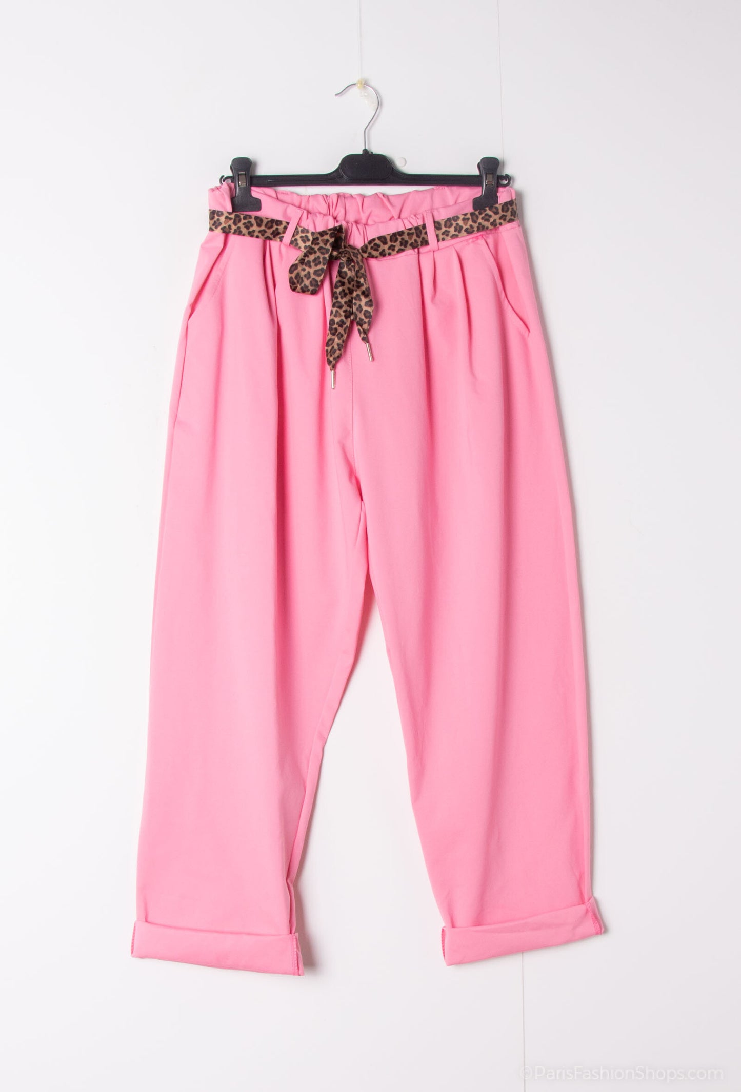Plus Size Carrott pants in mixed cotton jersey