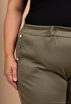 Mjukbyxor med knäppta fickor i storlekar 40 till 54 i Stor Storlek