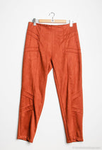 Plus Size Suede Pants för vackra kvinnor