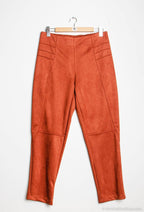 Plus Size Suede pants