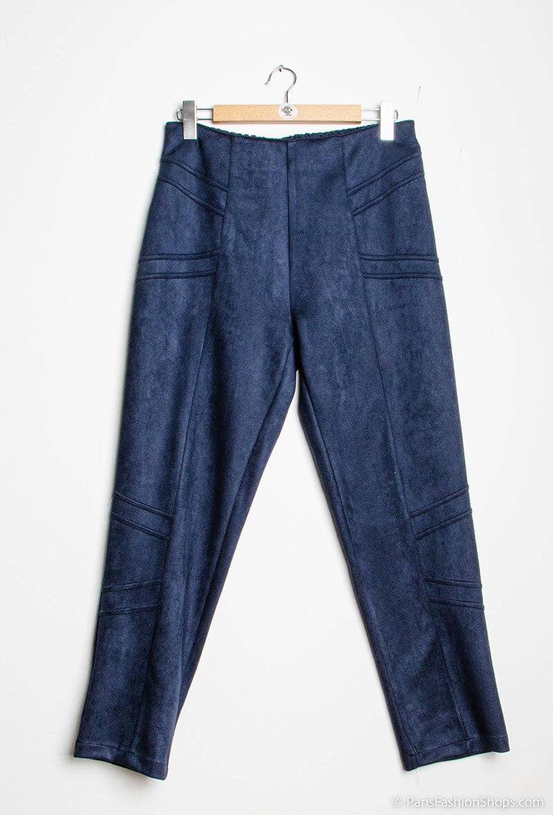 Plus Size Suede pants