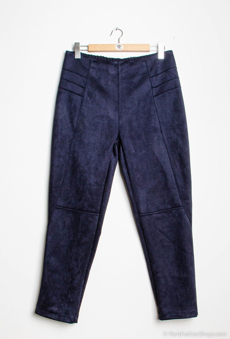 Plus Size Suede pants