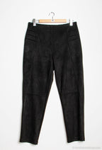 Suede pants i Stor Storlek