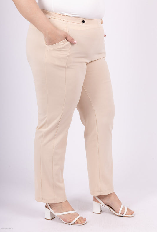 Plus Size Elasticated pants at the waist