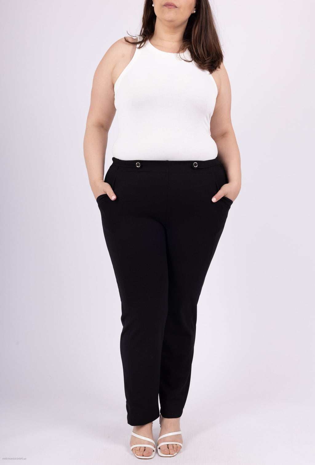 Plus Size Elasticated pants at the waist