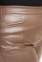 Plus Size Faux Leather Pants