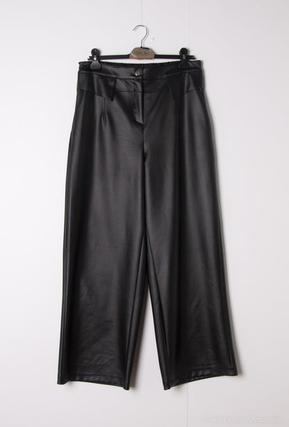 Plus Size Faux Leather Pants