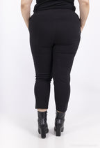 Plus Size Stretchbyxor med Detaljer