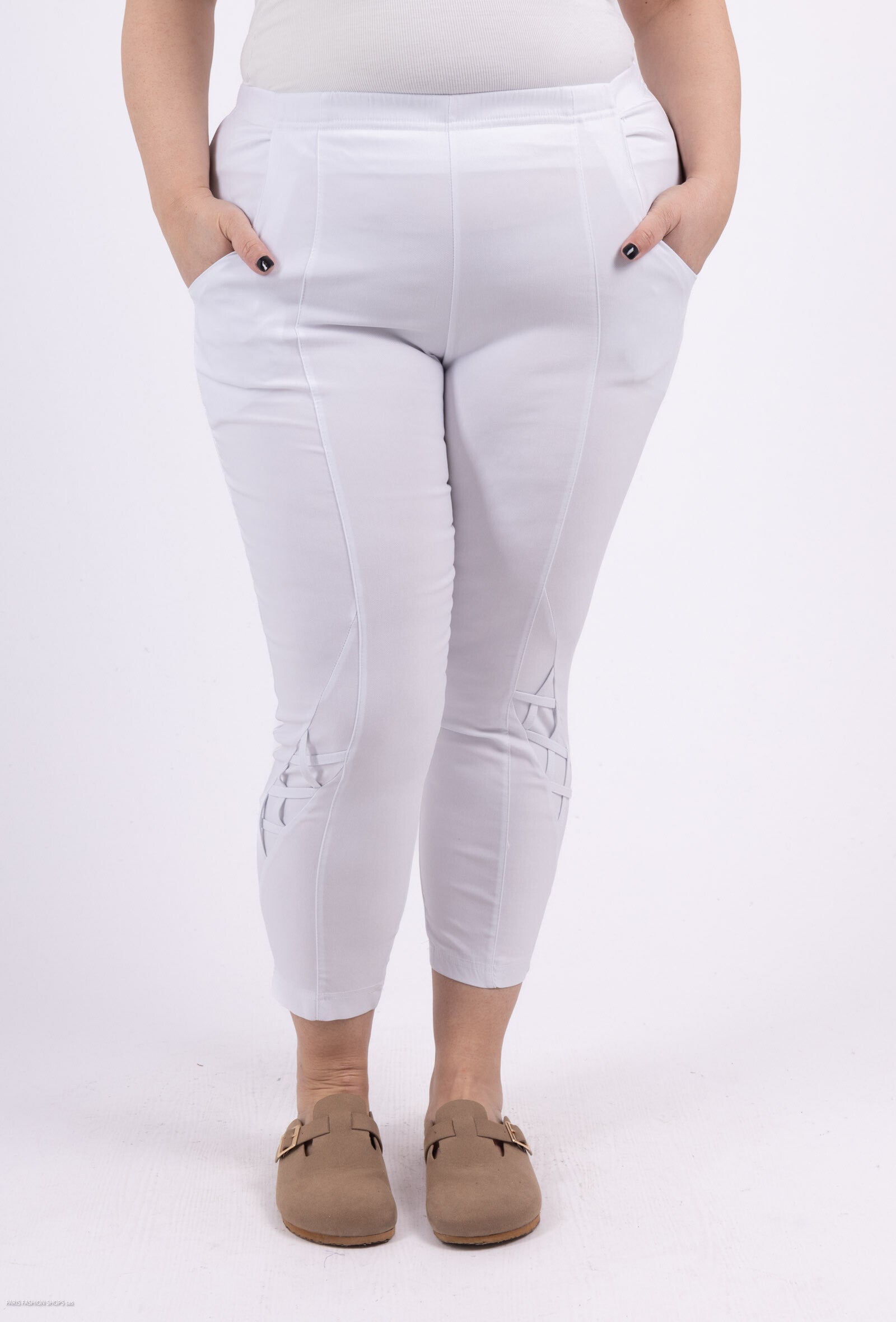 Plus Size Stretchbyxor för Stiliga Kvinnor