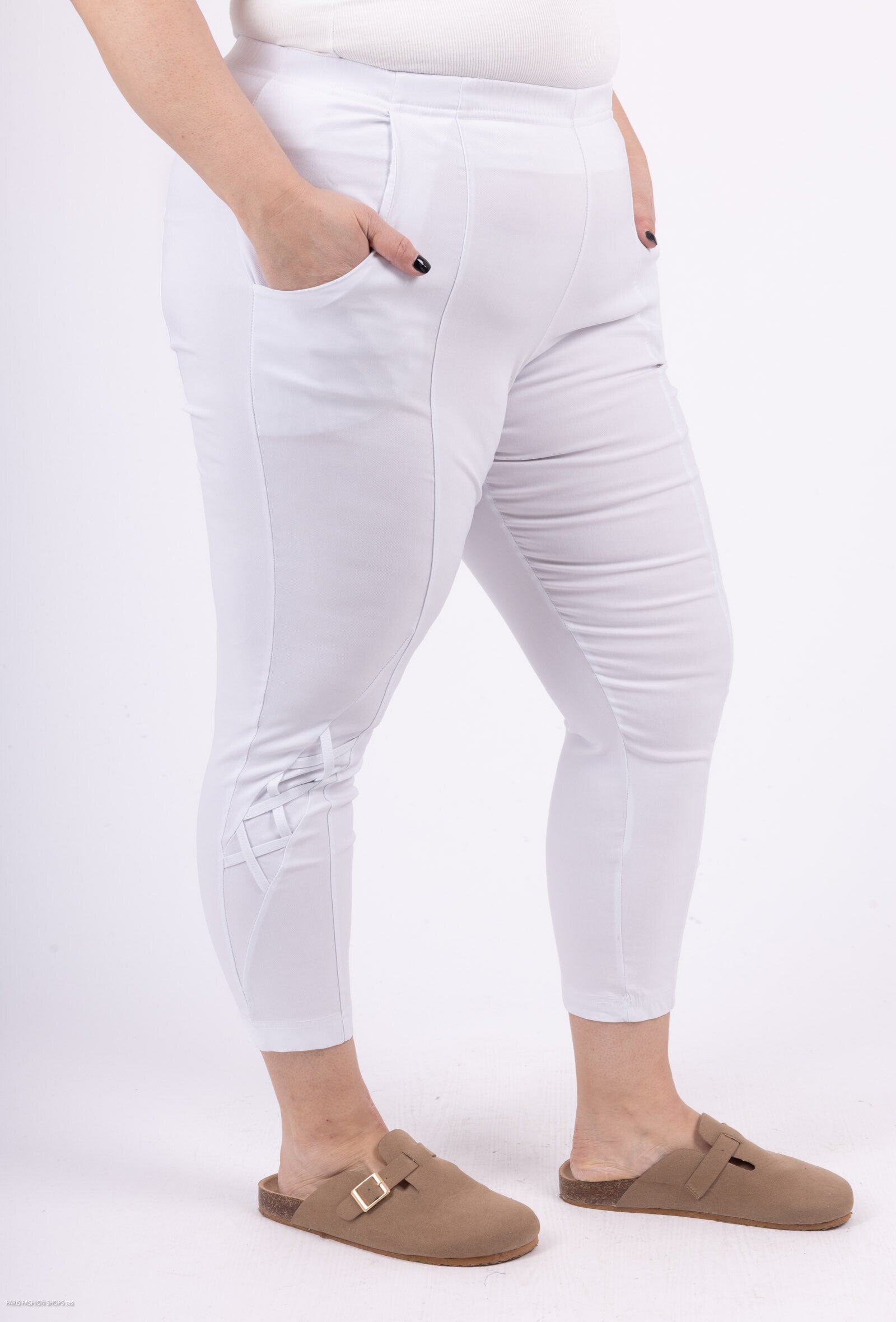 Plus Size Stretchbyxor för Stiliga Kvinnor