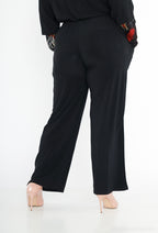 Plus Size Fluid Trousers för Alla Säsonger