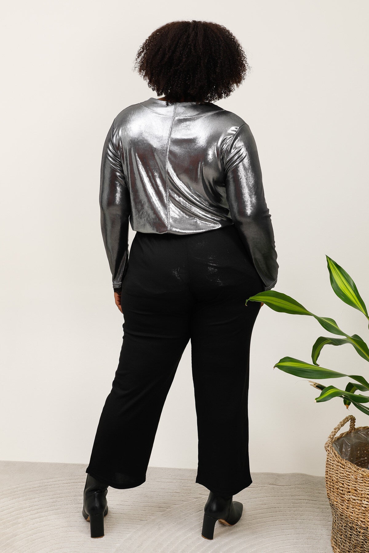 Fluid Byxor för Alla Säsonger i Stor Storlek