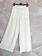 Plus Size Fluid Byxort i Viskos med Fickor T38 till T48