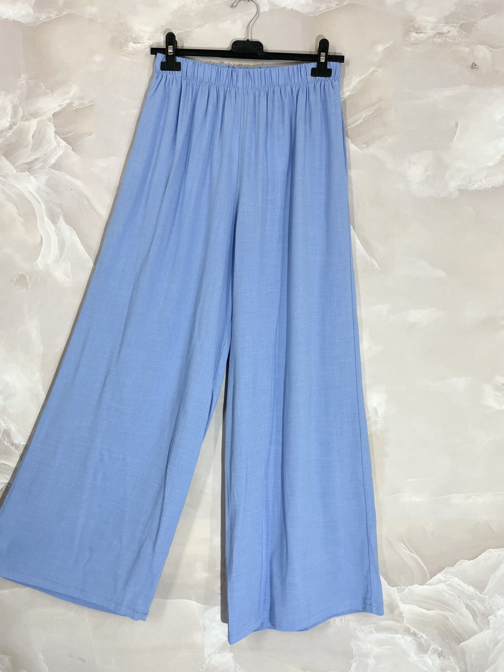 Plus Size Fluid Byxort i Viskos med Fickor T38 till T48