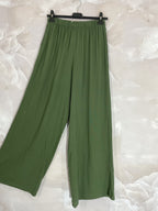 Plus Size Fluid pants viscose with T38 to T48 pockets