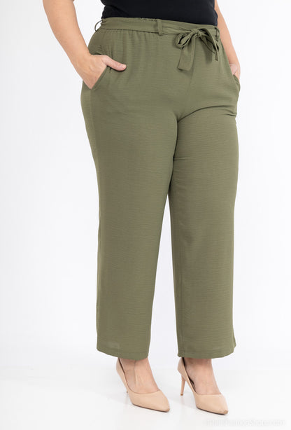 Plus Size Flödande Byxor