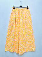 Plus Size Leopard print cotton gauze pants