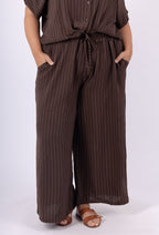 Plus Size Byxorna med Stripes i Storlek 38 till 54