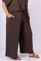Plus Size Byxorna med Stripes i Storlek 38 till 54