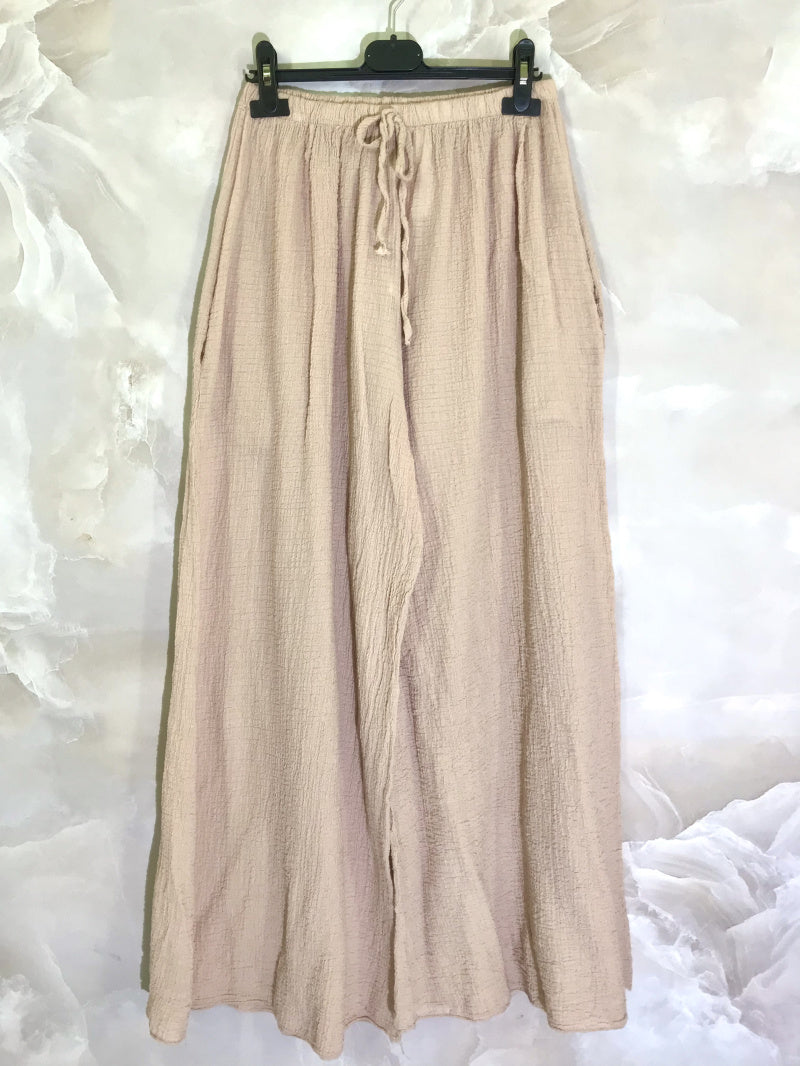 Plus Size Bomullbyxor med Fickor